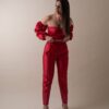 conjunto burgundy