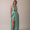 conjunto verde água