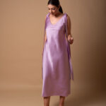 vestido carmen lavanda